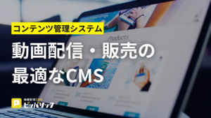 「動画配信・販売のための最適なCMS」の画像