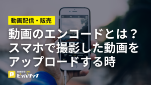 「動画のエンコードとは？スマホで撮影した動画をアップロードする時」の画像